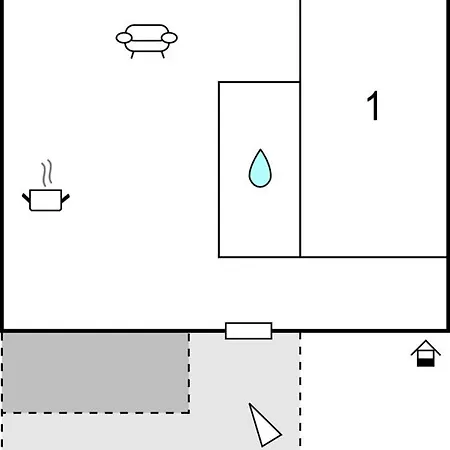 Appartamento In With Kitchen